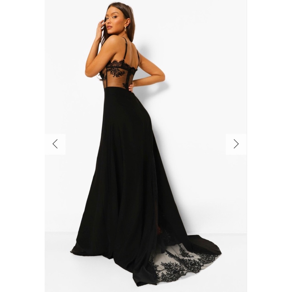 Black Lace Formal Dress!!